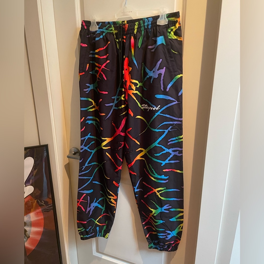 Stay Cool Colorful Graphic Joggers Zebra Tiger Rainbow